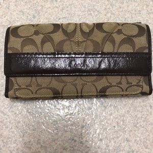 Coach Canvas Wallet